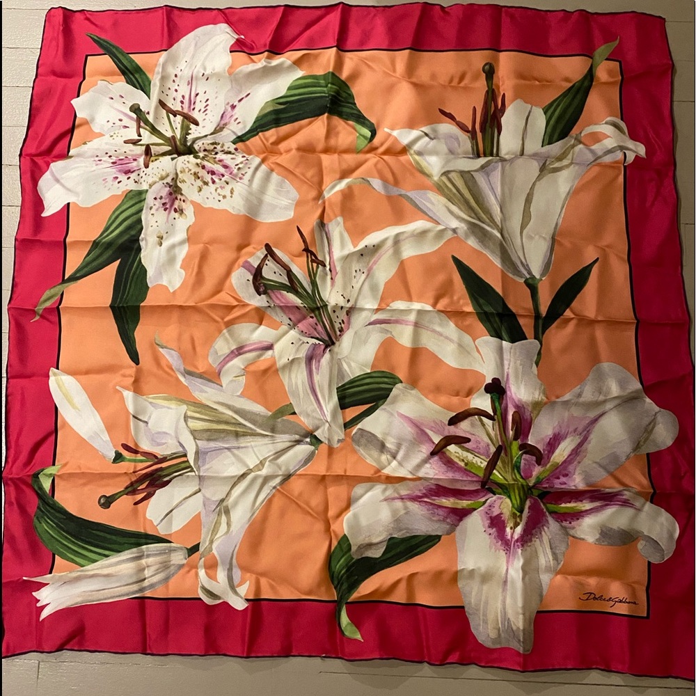 Dolce and Gabbana Silk Scarf